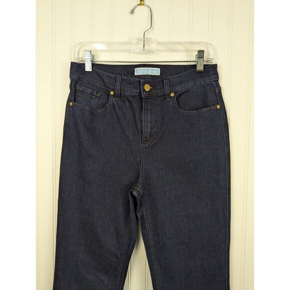 Draper James Women's Dark Wash High Waisted Denim Flare Jeans Size 28‎ - Picture 2 of 11